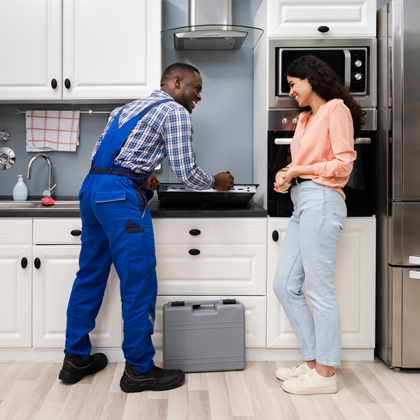 can you provide an estimate for cooktop repair before beginning any work in Liberty Center Iowa